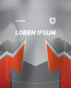 Dynamic Sports Jersey Template with Bold Geometric Shapes and Modern Athletic Style
