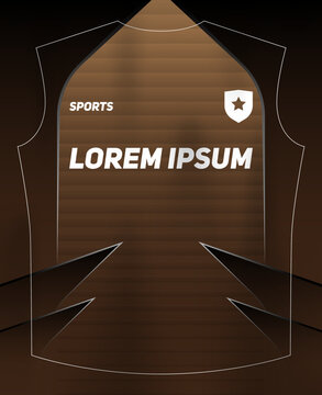 Dynamic Sports Jersey Template with Bold Geometric Shapes and Modern Athletic Style