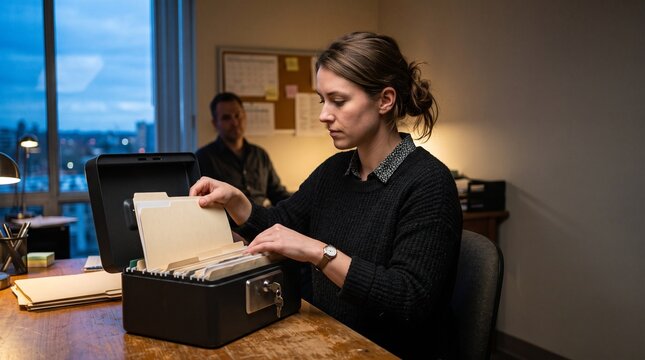 Temporary coordinator secures customer rental files