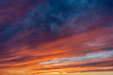 Fototapeta premium Dramatic sunset