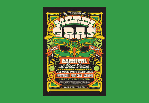 Mardi Gras Flyer