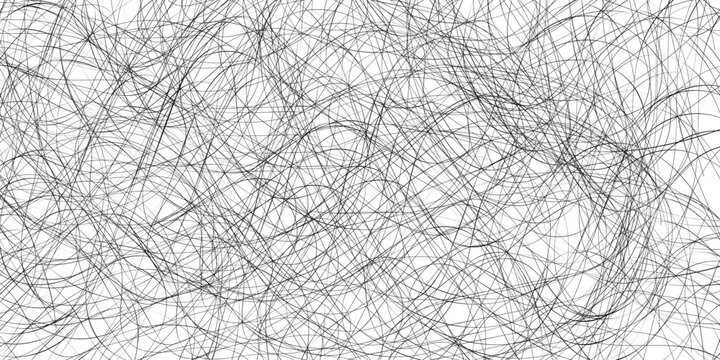 Abstract Pencil Scribble Texture Background with Tangled Pencil Line Overlay, Chaotic Scratched Sketch Pattern, and Hand Drawn Hatching