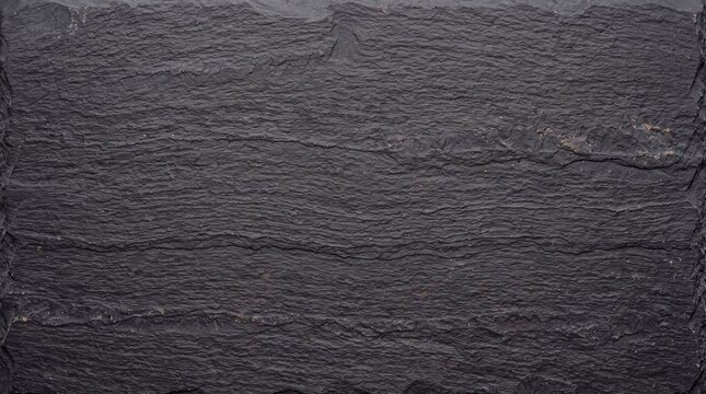 Dark Black Slate Stone Textured Background