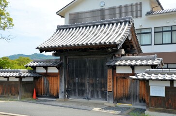 Naklejka premium 宮津城跡 太鼓門