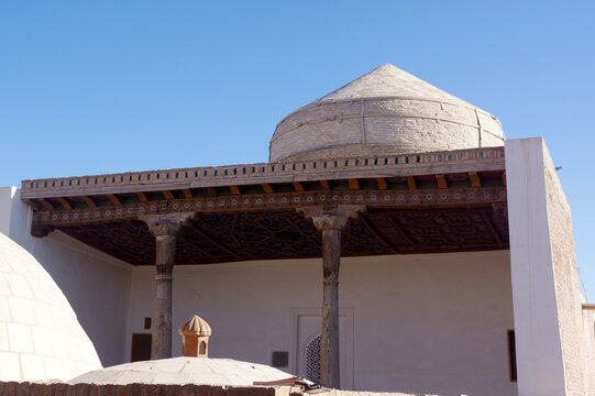 Bogbonli Mosque in Itchan Kala, Khiva, Ouzb&eacute;kistan, 
