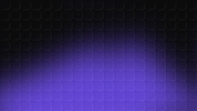 Gradient cubic glass pattern background in dark purple and black for modern tech designs