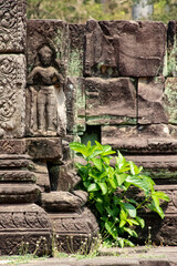 Obraz premium sculpture dans le complex d'Angkor, Siem reap, cambodge
