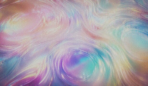 Abstract Colorful Circular Swirl Background with Vibrant Rainbow Waves, Glowing Light, Spiral Fractal Patterns and Dynamic Motion for Modern Digital Design