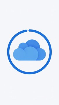 Cloud Upload Progress Indicator UI Animation