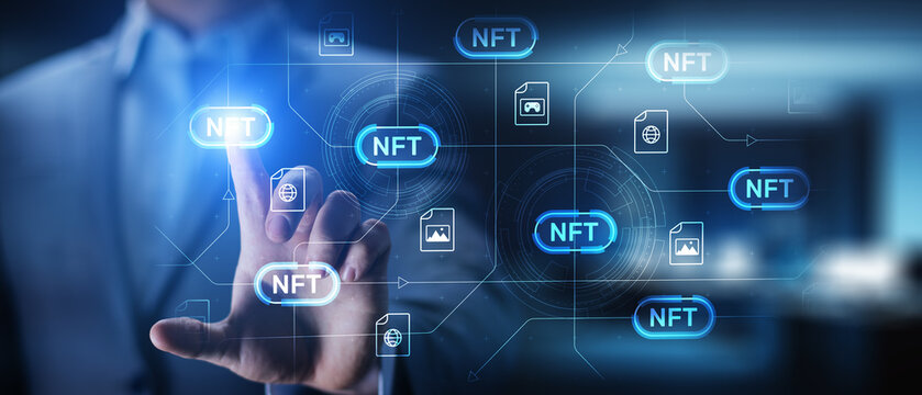 NFT Non Fungible Token Platform for Digital Asset Ownership and Blockchain Trading