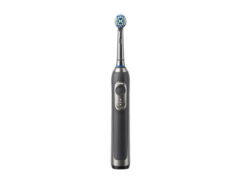 Electric Toothbrush with Blue Bristles
