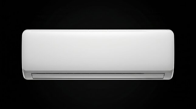 A sleek and modern air conditioning system shown from a front view.