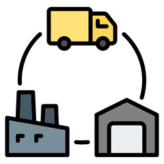 Fototapeta premium Supply Icon Element For Design