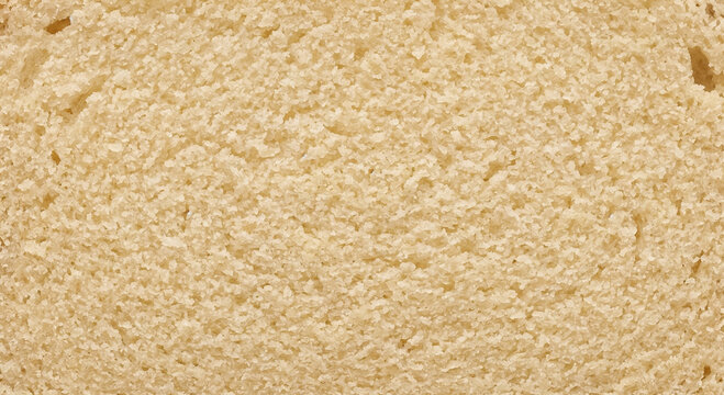 Extreme macro detail of dense white pound cake crumb texture