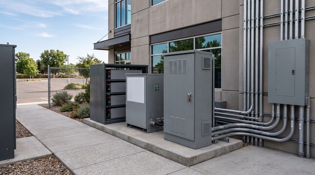 Autonomous microgrid infrastructure illustrates decentralized energy management, power resilience, smart distribution, and reliable electricity for commercial sustainability planning.