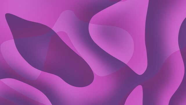 Abstract vibrant pink and purple fluid liquid background with wavy organic overlapping shapes, modern smooth gradient digital graphic