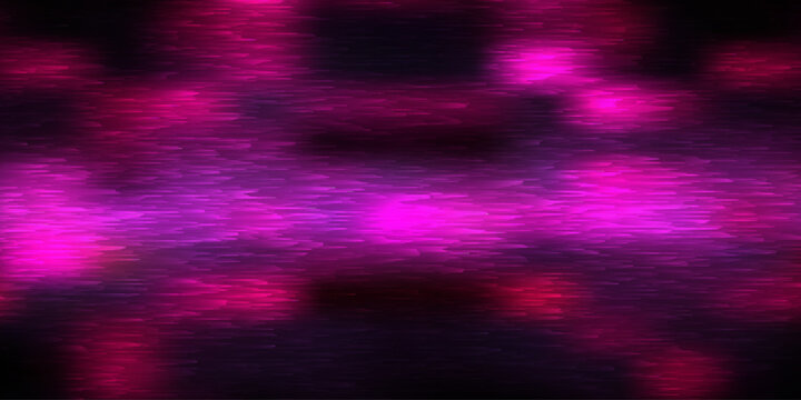 Abstract background of blurred pink and purple streaks with bright light effects for energetic design.