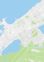 Fototapeta premium Color detailed plan city map Alexandria is a major city in Egypt, street road map city, vector illustration