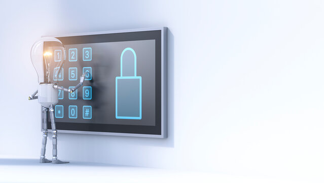 Light bulb entering pin code