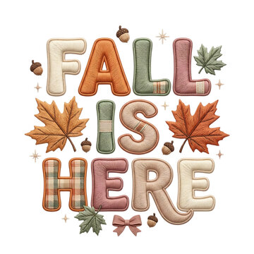 Cozy Autumn Fall Typography Collection with Pumpkin, Sweater Weather and Seasonal Hand Lettering Designs