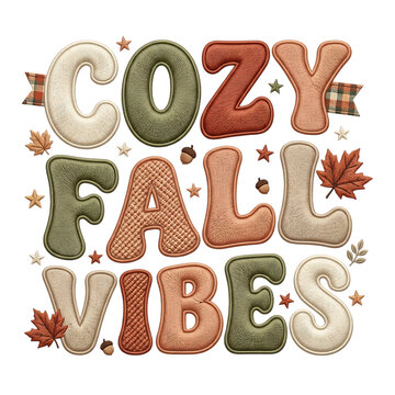 Cozy Autumn Fall Typography Collection with Pumpkin, Sweater Weather and Seasonal Hand Lettering Designs