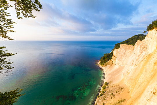 Denmark, Mon Island, Mons Klint, Chalk cliffs