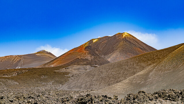Etna Vulcano in Sicily island italy