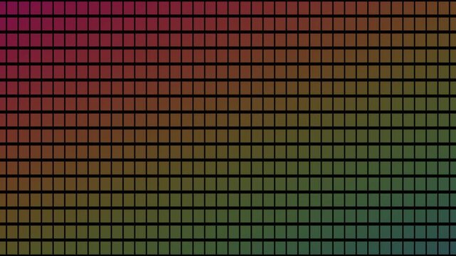 Colorful Digital Grid Gradient Seamless Loop