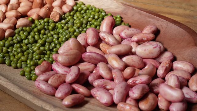 Various beans on the market