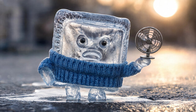 Frozen Chill: A Cubic Character's Winter Adventure
