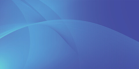 Naklejka premium Soft abstract technology particles lines mesh background, Blue gradient texture.