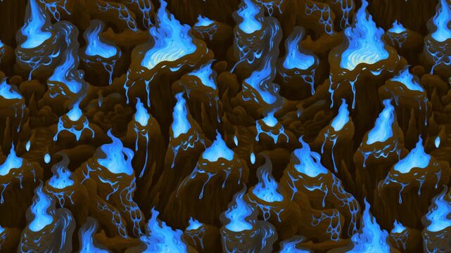 Lava Backgrounds Loop - Ebi Color Grade