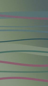 Soft horizontal ribbons drift across a subdued gray-green field, creating a refined retro atmosphere suited to editorial layouts, branding materials, digital covers, and calm visual themes.