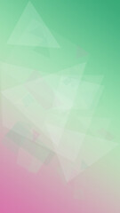 Obraz premium Soft translucent polygons create a calm, dreamy abstract composition in fresh pastel tones, ideal for elegant websites, social campaigns, presentations, and seasonal branding.