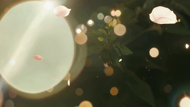  Cinematic 4K Ultra HD visual overlay displaying anamorphic light leaks soft romantic bokeh spheres and warm lens flare glows engineered to elevate film editing wedding highlights and