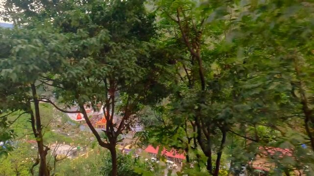 Roadside View of Kainchi Dham Temple From Bhowali&ndash;Khairna Road, Uttarakhand
