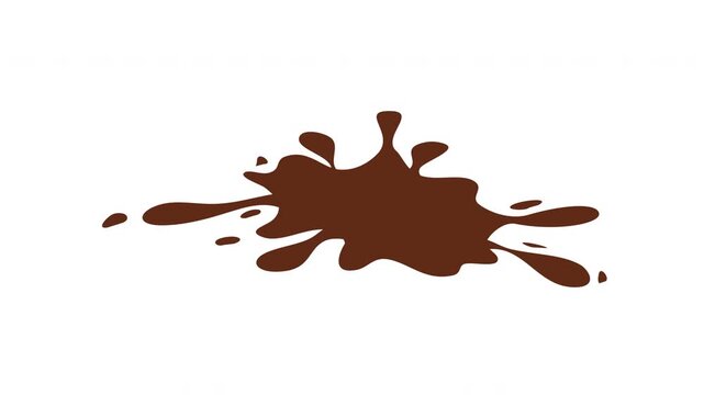 cartoon mud puddle illustration