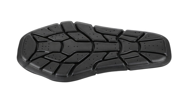 Black protective armor insert for motorcycle jacket or pants