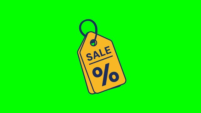 Online Shopping Sale Price Tag on Digital Storefront Window Vector Illustration