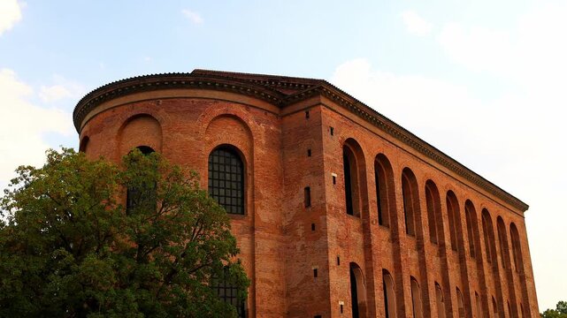the historic cityscape of trier germany 4k video