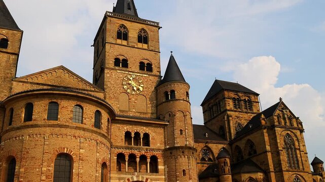 the dom church of trier germany 4k video