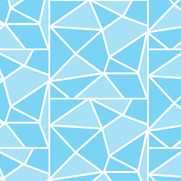 Ice texture blue on white background