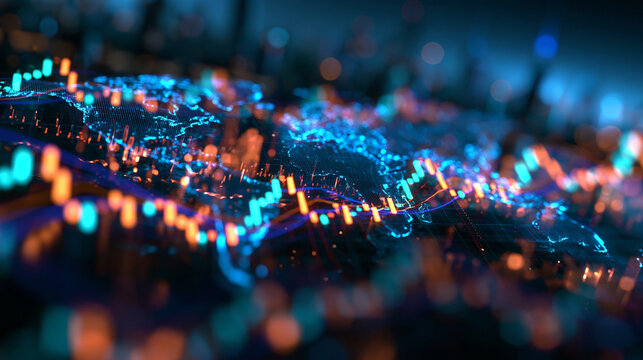 Global Stock Market Data and Financial Trading Chart