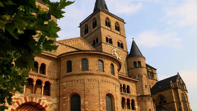 the dom church of trier germany 4k video