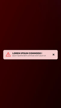 Vertical Error Notification 09