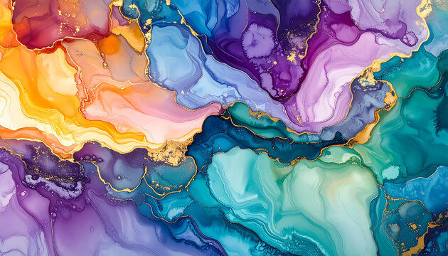 abstract fluid paint strokes in pastel pink, light blue, and soft yellow, dreamy soft blended textures