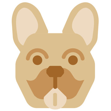 French Bulldog color icon
