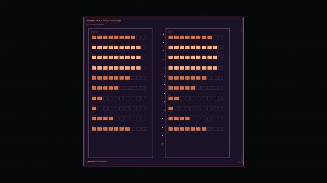 Futuristic Spaceship Power Dashboard Seamless Loop