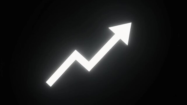Smooth Swipe Up Arrow Loop