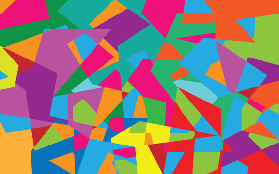 Colorful Abstract Shape Background Vector Design